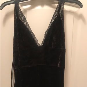 Free people intimately velvet slip dress medium